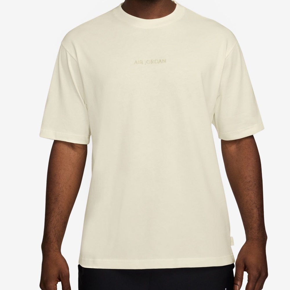 NWOT Jordan Air Men's Ivory Cotton WM 85 T-Shirt Size: L